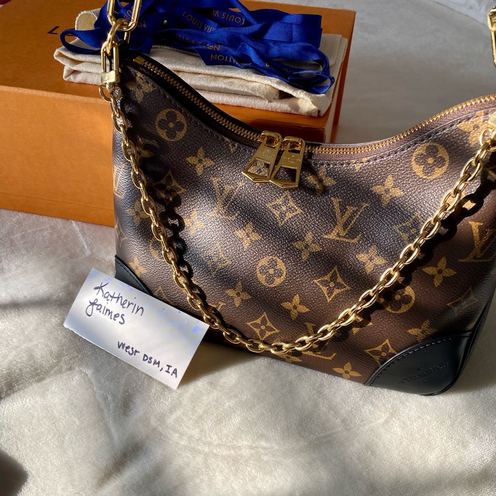 🍩 Louis Vuitton Boulogne Monogram & Black Bag